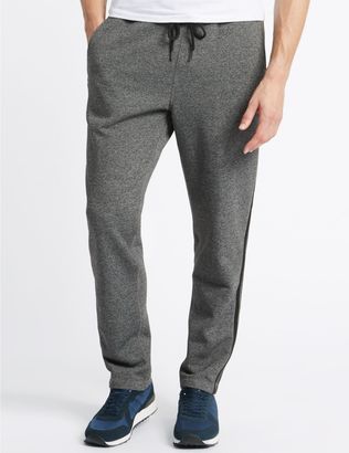 Marks and Spencer Cotton Rich Striped Joggers