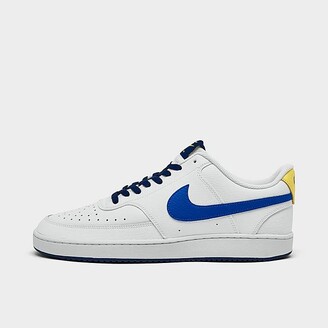 blue yellow white nike