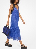 Thumbnail for your product : Michael Kors Crushed Floral Lace Empire Dress
