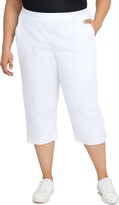 Thumbnail for your product : Alfred Dunner Women's Twill Classic Fit Capri