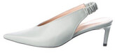 Thumbnail for your product : Anine Bing Leather Slingback Pumps Green