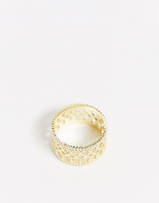 And other stories & cut out cuff ring in gold