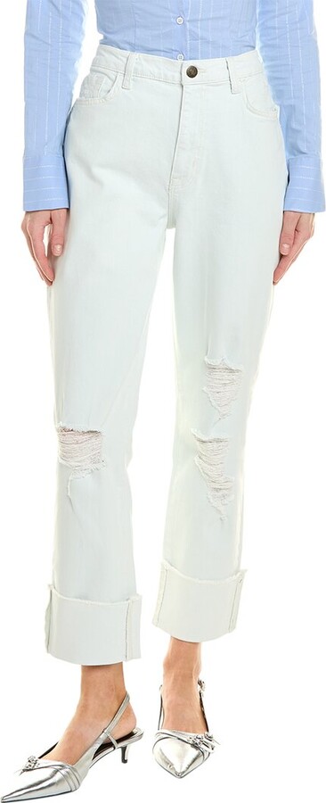 Current/Elliott Relaxed Cuffed Boyfriend Oblique Boyfriend Jean