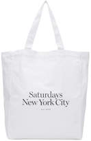 Thumbnail for your product : Saturdays NYC White Miller Standard Tote