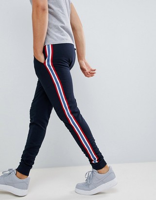 men's sweatpants with stripe on side