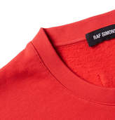 Thumbnail for your product : Raf Simons Printed Fleece-Back Cotton-Jersey Sweatshirt