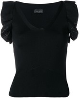 Thumbnail for your product : Roberto Collina Ruffled Top