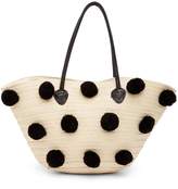 Thumbnail for your product : Shiraleah Klo Pompom Straw Tote