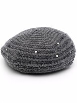 Thumbnail for your product : Brunello Cucinelli Sequin-Embellished Beret