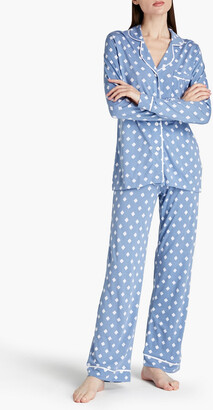Cosabella Bella printed Pima cotton and modal-blend jersey pajama set