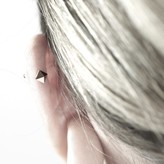 Thumbnail for your product : Lena Cohen Fine Piercing Jewellery 18K Solid White Gold Triad Diamond Piercing Stud Earring