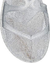 Thumbnail for your product : Jimmy Choo LANCE JELLY Silver Glitter Rubber Jelly Sandals