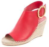 Thumbnail for your product : Celine Leather Espadrille Wedges w/ Tags