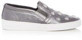 Thumbnail for your product : MICHAEL Michael Kors Leo Metallic Embellished Slip On Sneakers