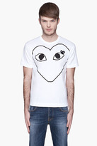 Thumbnail for your product : Comme des Garcons PLAY White Black Logo T-Shirt