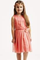 Thumbnail for your product : Little MisDress Coral Flower Corsage Party Dress