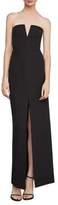 Thumbnail for your product : BCBGMAXAZRIA Notched V Strapless Gown
