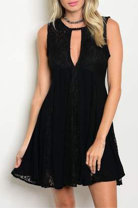 Loveriche Black Lace Dress