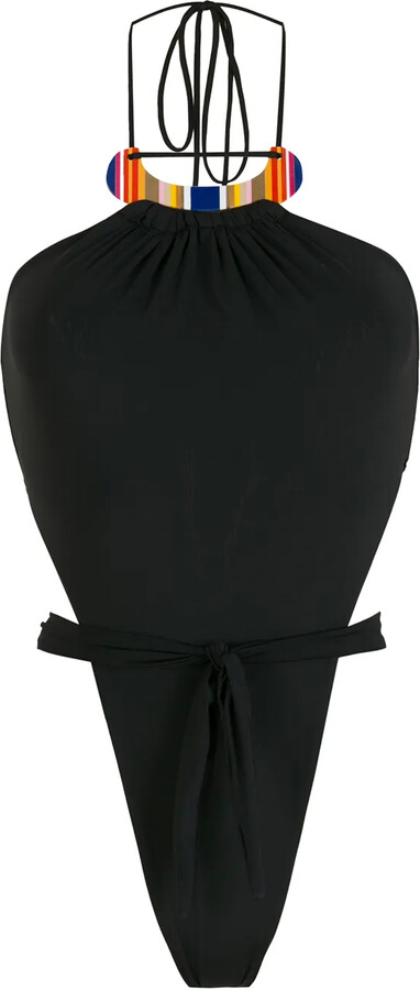 AMIR SLAMA High-Leg Swimsuit