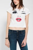 Thumbnail for your product : Urban Outfitters Corner Shop Winking Eye Cropped Tee