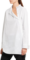 Thumbnail for your product : Ann Demeulemeester Asymmetric Cotton Shirt - White