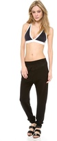 Thumbnail for your product : Alexander Wang T by Sandwashed Bra with Crisscross Back
