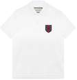 gucci cotton polo with web crest