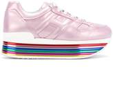 Thumbnail for your product : Hogan rainbow platform sneakers
