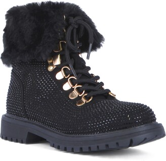 combat boots fur