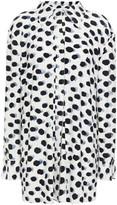 Thumbnail for your product : Norma Kamali Printed Stretch-jersey Shirt