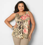 Thumbnail for your product : Avenue Rose Leopard Swing Tank