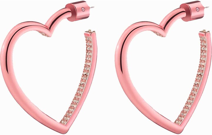 Heart Shaped Hoop Earrings | Shop the world's largest collection 