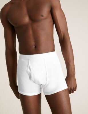 M&S Collection 5pk Cotton Stretch Cool & Fresh™ Trunks