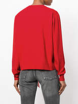 Thumbnail for your product : Calvin Klein x Andy Warhol scarf detail jumper