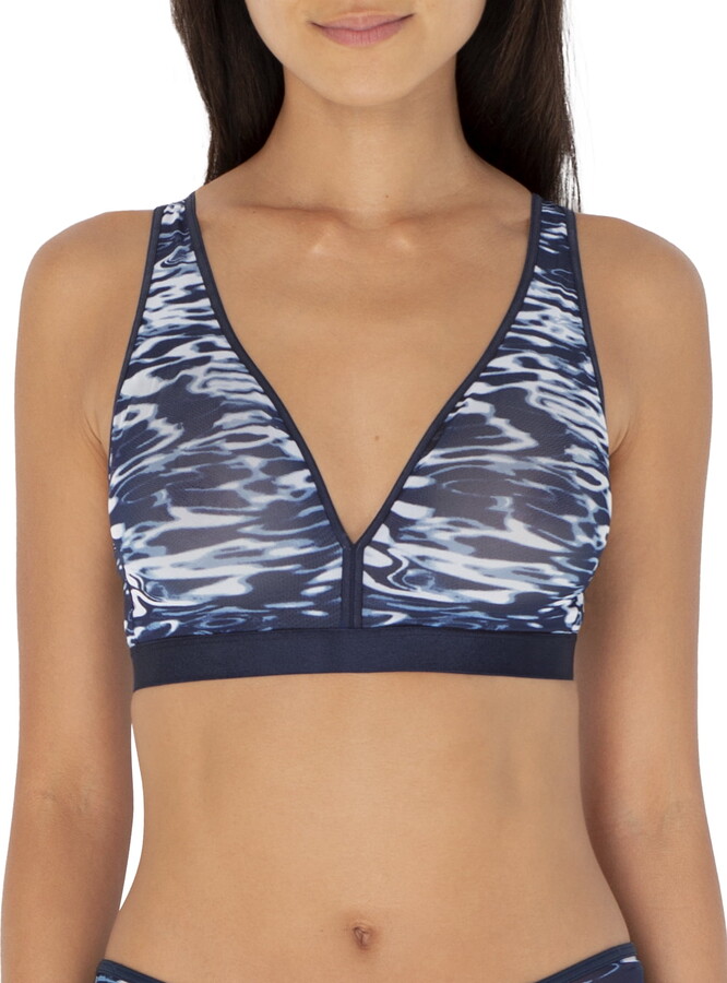 Smart & Sexy Women’s Sheer Mesh Plunge Bralette, Style-SA1422