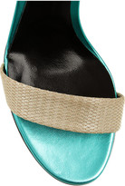 Thumbnail for your product : Nicholas Kirkwood Color-block woven, suede and leather sandals