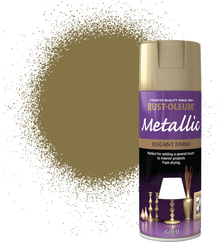RustOleum Gold Elegant Metallic Spray Paint 400ml Gold ShopStyle Artwork