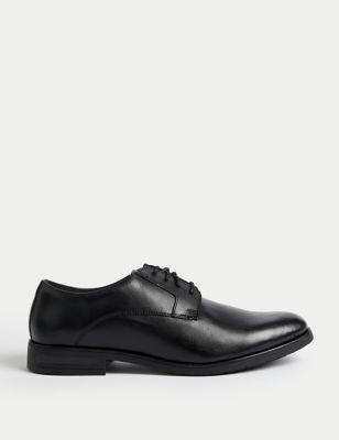 M&S Collection Airflex™ Leather Derby Shoes - ShopStyle