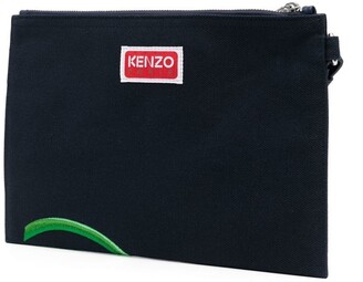 Kenzo Poppy clutch bag