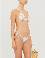 Thumbnail for your product : Peony Swimwear La Boheme floral-print stretch-recycled polyamide bikini top