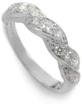 Thumbnail for your product : Oscar Heyman Platinum Braided Diamond Band Ring Size 4.75