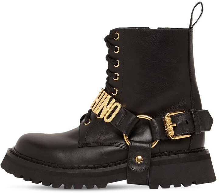 moschino boots women's