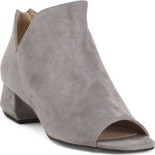 TJMAXX Suede Vonn Peep Toe Booties For Women