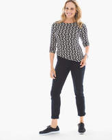 Thumbnail for your product : Chico's Textured Blocks Karina Tee