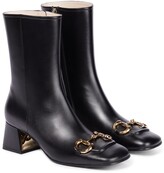 Thumbnail for your product : Gucci Horsebit leather ankle boots