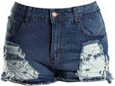 Thumbnail for your product : boohoo Plus Ripped Denim Short