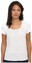 Thumbnail for your product : Mod-o-doc Classic Jersey Embroidered Eyelet Tee