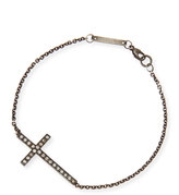 Thumbnail for your product : Chicco Zoe Pave Diamond Cross Bracelet