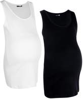 Thumbnail for your product : boohoo Maternity 2 Pack Ribbed Vest