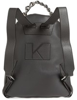 Thumbnail for your product : KENDALL + KYLIE Sloane Leather Backpack - Grey